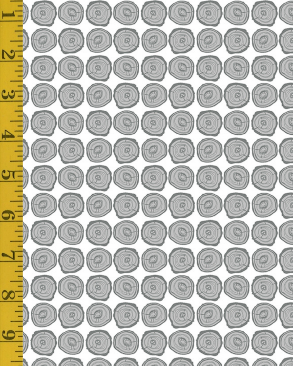 Benartex Nordic Cabin: Nordic Log - Gray #26-4897