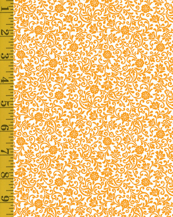 Benartex Gratitude & Grace: First Flower - Orange #26-4904