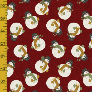 Benartex Snowballs: Snowballs - Sangria #26-4918