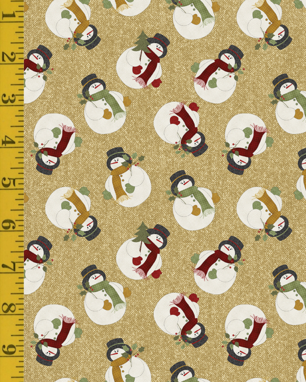 Benartex Snowballs: Snowballs - Camel #26-4919