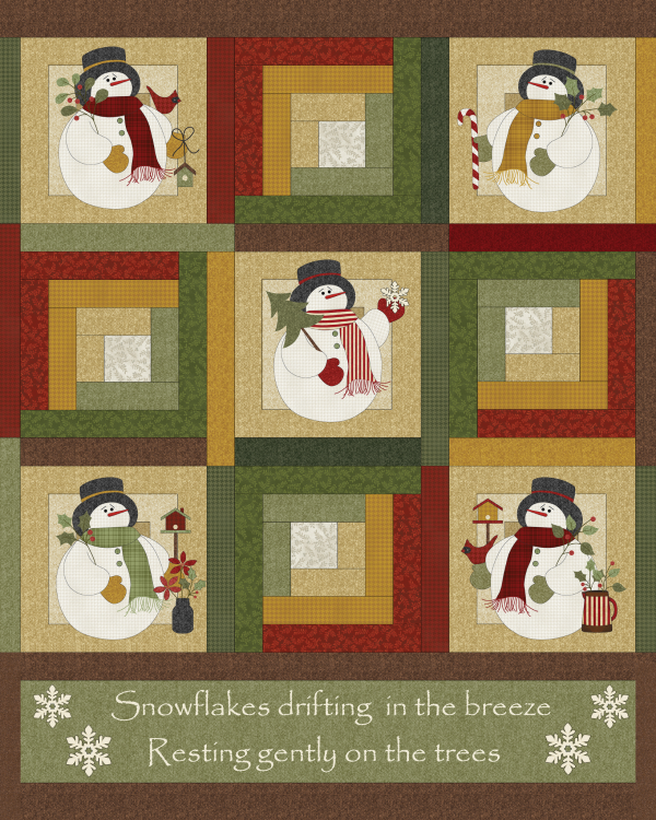 Benartex Snowballs: Snowballs Panel - Multi #26-4921