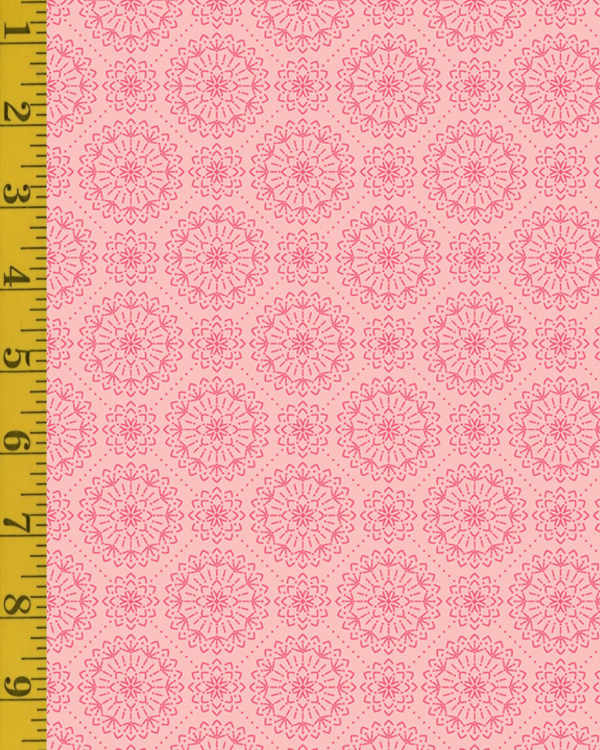 Benartex Among the Wildflowers: Meadowsweet - Coral #26-4938