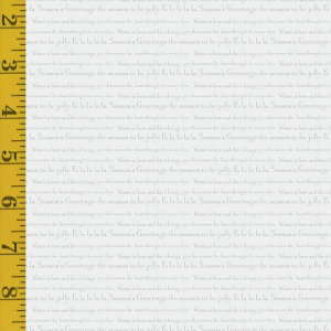 Benartex White Christmas: Song - Light Gray #26-4941