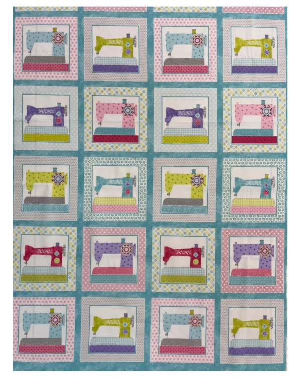 Benartex Stitch Garden: Stitch Garden Squares - Multi #26-4956