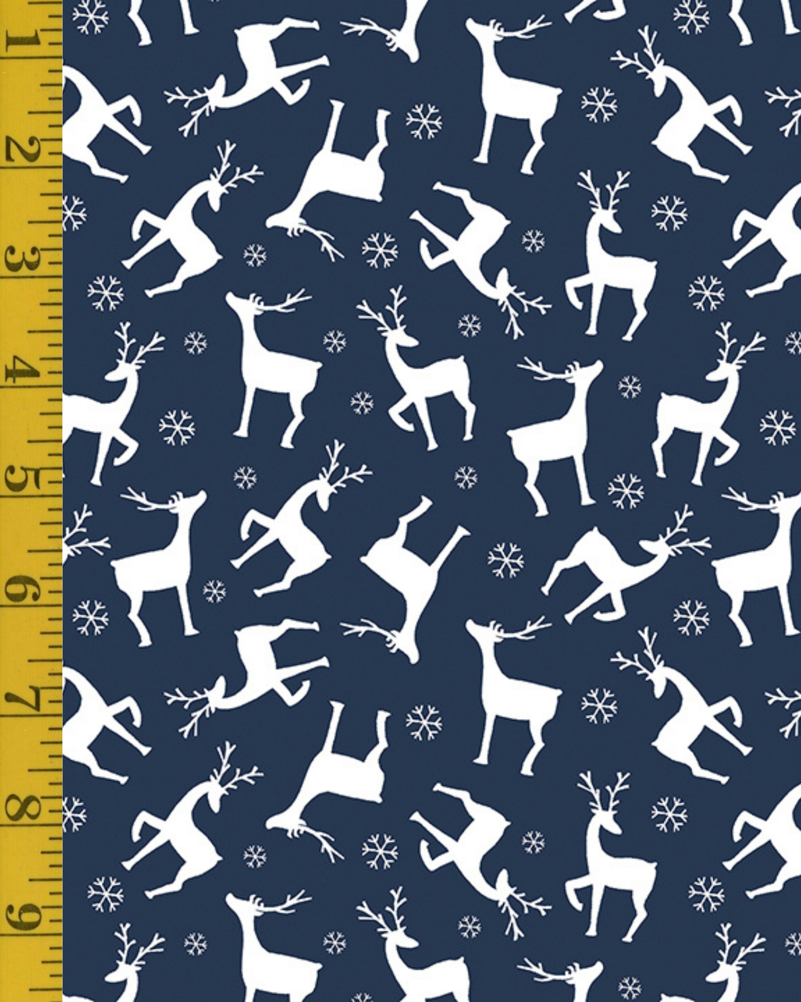 Benartex Nordic Cabin: Nordic Cabin Deer - Navy #26-4962