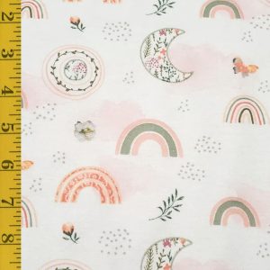 EE Schenck: Flannel Prints - Moon Beams - Multi #26-2605