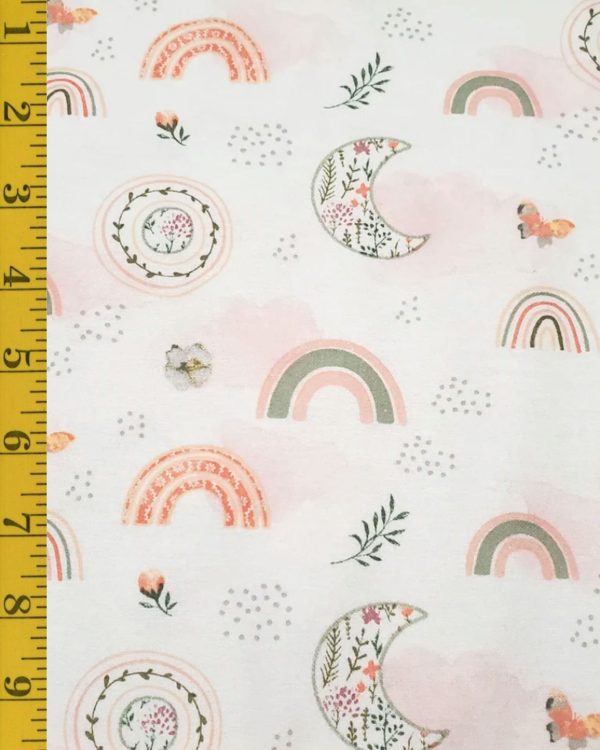 EE Schenck: Flannel Prints - Moon Beams - Multi #26-2605