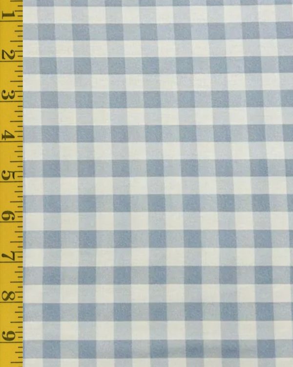 EE Schenck Company Love Grows Here: Gingham - Dusty Blue #26-2636